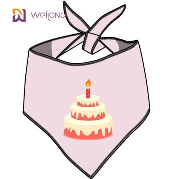 Buy cheap Cupcake Pattern Pet Bandana for Birthday Outfit Accessories Party Supplies from wholesalers