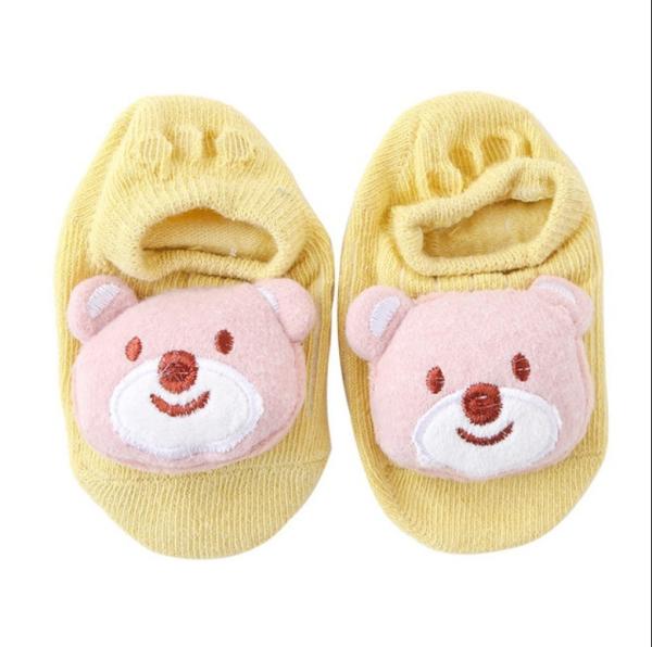 Buy cheap Hot sell summer baby bow socks with cute animal pattern anti-slip socks from wholesalers