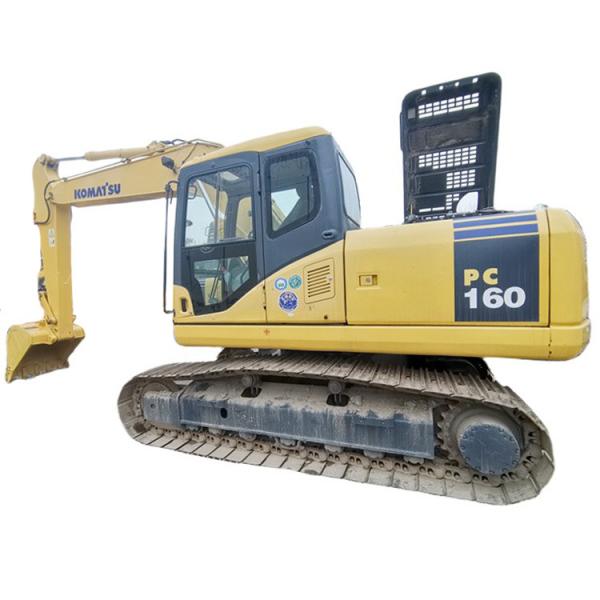 Buy cheap Japan Original Color 16 Ton Komatsu PC160-7 Used Excavator with 16500 KG Operating Weight from wholesalers