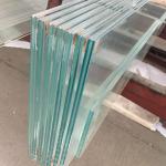 6+6mm 66.3 13.14mm 12mm Clear Laminated Glass Soundproof Safety Glass Cut To