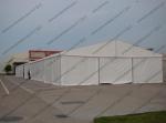 Transparent Temporary Storage Tents 25 x 100m Alumunium PVC Or Sandwich Panel