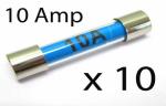 DC 100V UL 2579 10 Amp Glass Fuses AC 750V , Glass Tube Fuse