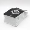 Buy cheap Black Coffee Bags Custom Aluminum Foil Flat Bottom Pouch Bag For Coffee Packaging Zipper from wholesalers