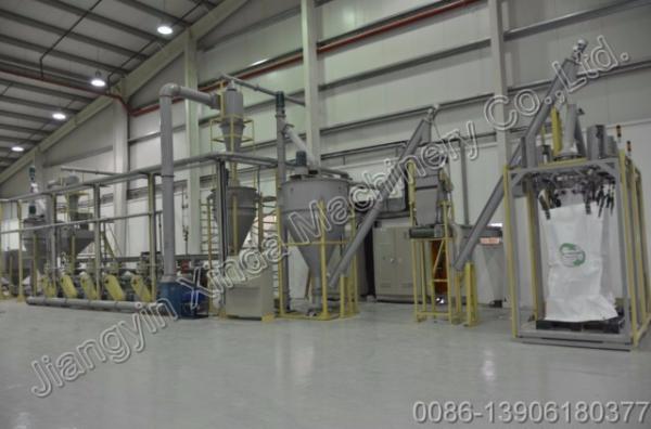Buy cheap Completed Waste Tyre Recycling Line Rubber Powder Making Machine Customized Voltage from wholesalers