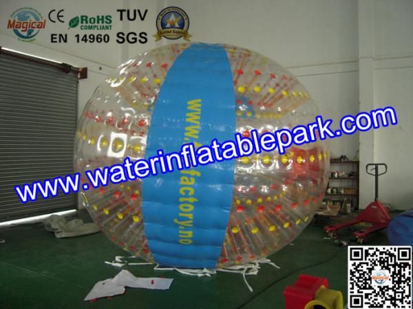 Quality Rolling Human Zorb Ball Rental For Inflatable Aqua Park , Water Polo Ball for sale