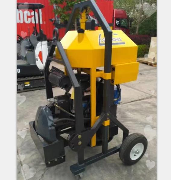 Hydraulic 25hp Pavement Cutter Machine , Round Manhole Concrete Cutting