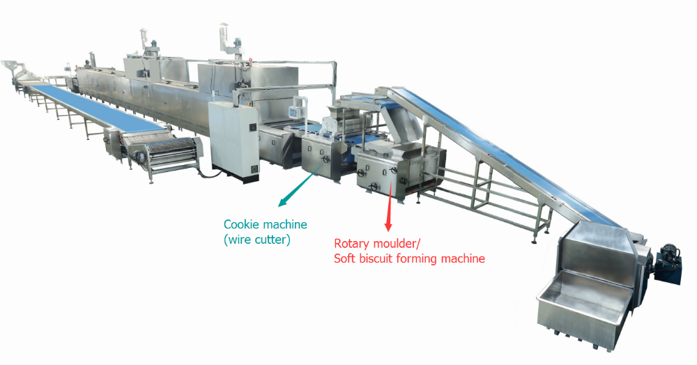 SGS Industry Small Business Cookie Making Machine 80-200kgs/Hour