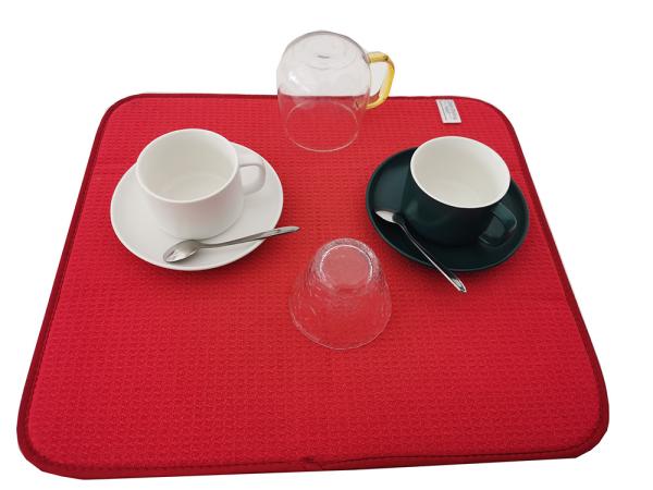Buy cheap Waffle Absorbent Dish Drying Mat 16x18Inch Draining Mats For Worktops from wholesalers