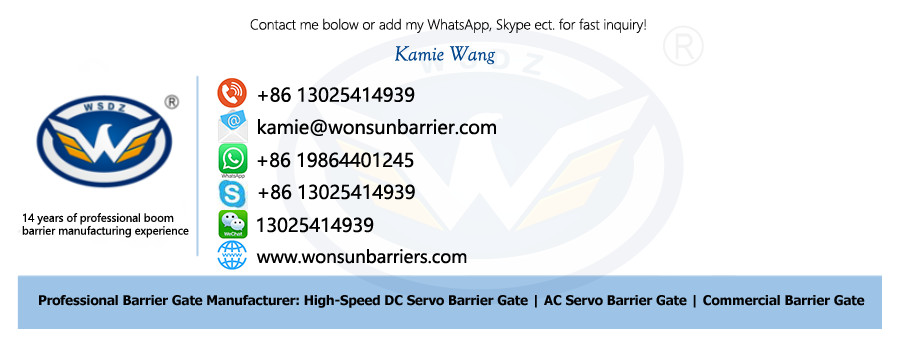 AC Servo Boom Barrier Gate with IP54 Waterproof for Expressway Toll Stations