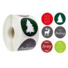 Buy cheap Christmas 2 Inch Round Sticky Labels On A Roll 1000pcs CMYK Color from wholesalers