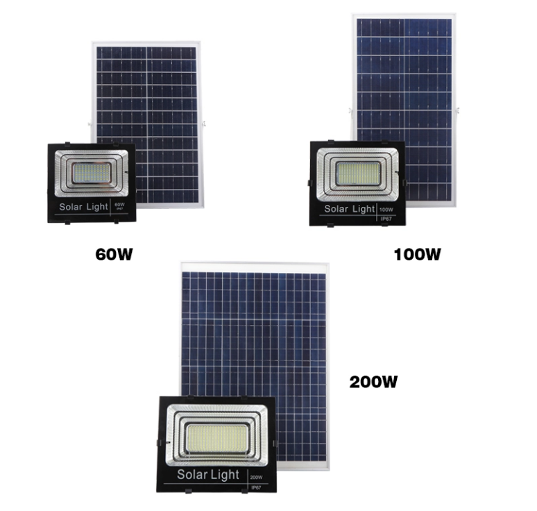 IP65 Waterproof 200W Solar LED Flood Lights / Led Floodlight With Remote Control