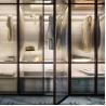 Buy cheap Bedroom Glass Door Wardrobes Particle Board Aluminum Frame Closet from wholesalers