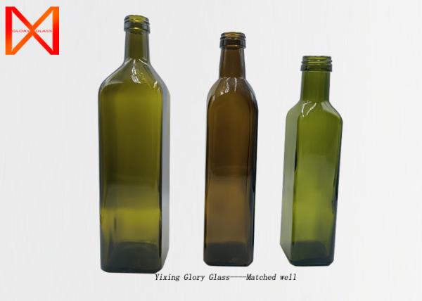 Buy cheap Convenient Cooking Glass Olive Oil Dispenser Smooth Texture With Tight Sealing Cap from wholesalers
