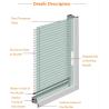 Buy cheap Popular Energy Saving UV Blocking Blinds Magnetron Shutter Built In Shades from wholesalers
