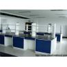 Buy cheap School Lab Tables And Furnitures Central Bench H Shape Frame 3000*1500*850mm from wholesalers