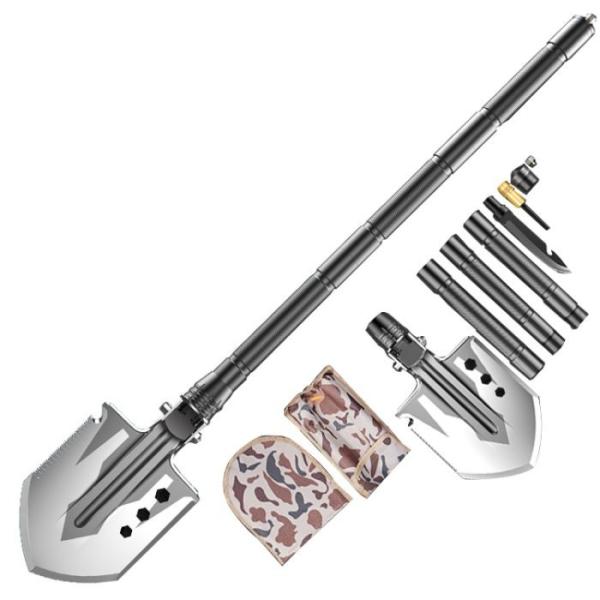 Buy cheap Aluminum Alloy Multipurpose Camping Shovel Straight Handle Type from wholesalers
