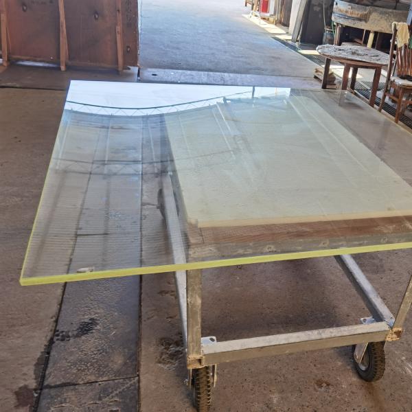 25mm Thickness Lead Glass Radiation Shielding 6.7mmpb