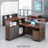 Buy cheap ISO9001/ISO14001 Certified Staff Office Desk and Chair Combination for 2 or 4 People from wholesalers