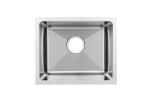 Rectangular Stainless Steel Corner Kitchen Sink Durable Nano Sliver 1.2 think