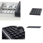 Three Plate Countertop Non-stick Fish Pellet Snack Equipment for Hotels and