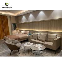 Buy cheap Simple Hotel Bedroom Furniture Set 5 Star Hotel Bed And Wardrobe product