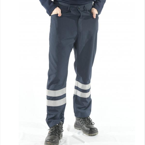 Buy cheap Fire Resistant Cargo Work Pants With Reflective Tape 100 Cotton from wholesalers