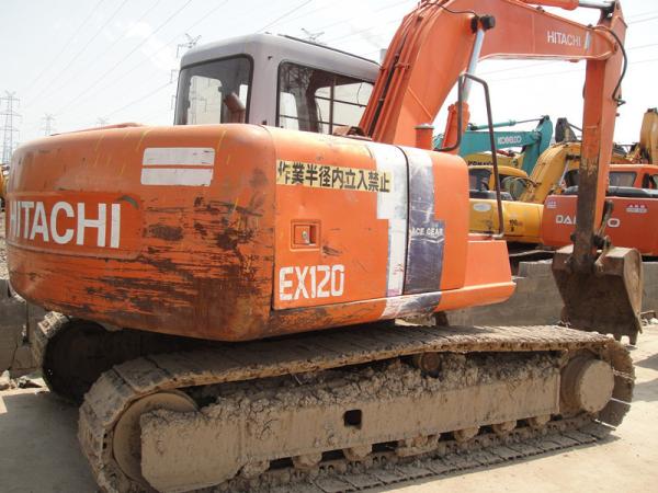 Buy cheap 12 Ton Crawler Hydraulic Excavator Hitachi EX120 - 2 With 3 Years Warranty from wholesalers