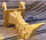 Powerful Yellow Excavator Stump Ripper Exceptional Strength Digging Tool For
