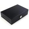 Buy cheap 12 Slots Grid PU Leather Locked Wood Watch Display Box Black Color 260*180*100mm from wholesalers