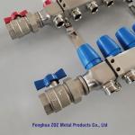 stainless steel radiant water heating manifolds for central heating system,