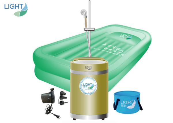 Buy cheap 180cm Antivirus PVC Adult Inflatable Bathtub In Bed Patients Bed Bath from wholesalers