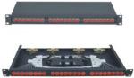 24 fibers Rack-Mount Fiber Optic Terminal Box optical patch panel Cold rolled