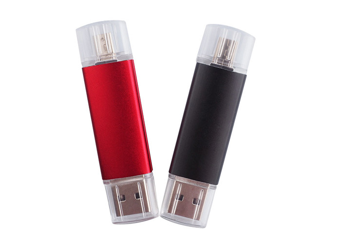 128g Purple Otg Usb Flash Drive With Color Printing Logo For Moblie Phone