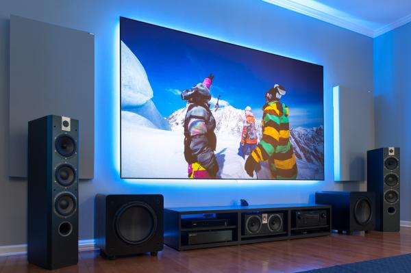 Buy cheap 16/9 Zero Edge Fixed Frame Screen Anti - Light Projection Screen For Home Cinema from wholesalers