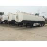 Buy cheap 45000 Liters Oil Fuel Tank Trailer , Tri Axle Tanker Trailer Carbon Steel Body from wholesalers