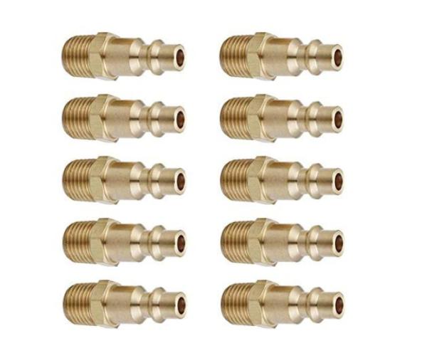 Buy cheap Industrial Type D 1/4 Inch NPT Brass Tee Fitting For Air Hose from wholesalers