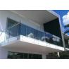 Buy cheap Tempered Glass Balcony Railing , Standoff Glass Railing Stainless Steel Material from wholesalers