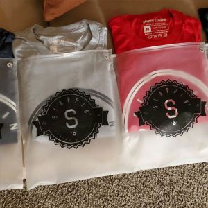 Custom Print Biodegradable Frosted Transparent Plastic Slide Zip Self Seal