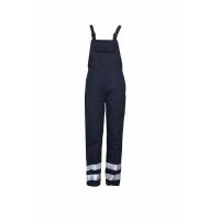 Buy cheap Cotton 320GSM Quilted Workwear Bib Overalls 3M 9910 Silver Reflective Strips product