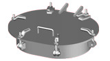 Door Hatch Steel Deck Boat Parts / Kevel Bitt Chock Metal Boat Kits