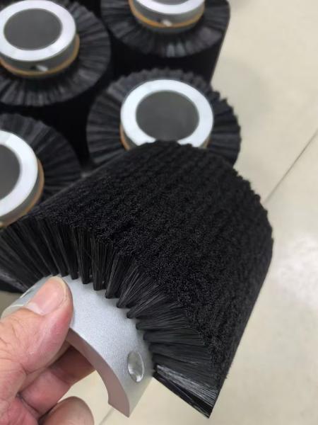 Buy cheap Aluminum Base Cylinder Shaft Black Nylon Roller Brush For Cleaning from wholesalers