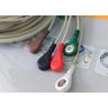 Buy cheap TPU Material Patient Monitor Accessories One Piece ECG Cable Compatible M&B from wholesalers