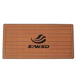 ROHS Brushed 50 Degrees Eva Faux Teak Decking Sheet