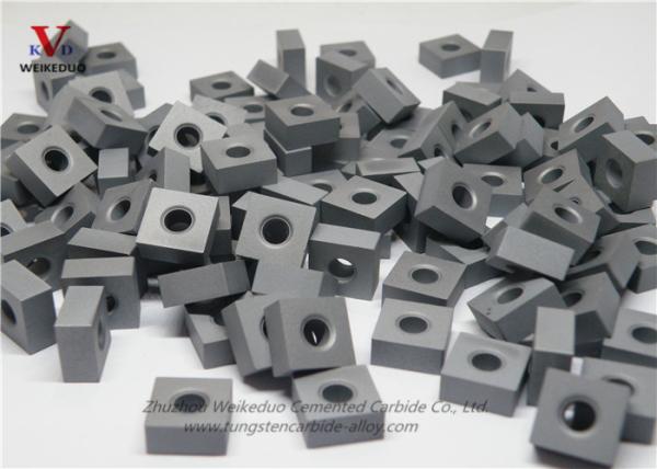 Buy cheap Various Grade Tungsten Carbide Inserts Stainless Steel / Aluminum Processing from wholesalers