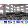 Buy cheap 230kv 3mm Thickness Tubular Steel Pole With Prestressed Anchor Bolt Accessories from wholesalers