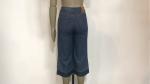 Latest Design Ladies Denim Jeans / Cropped Flare Jeans With Raw Hem TW82432