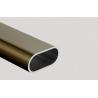 Buy cheap Colorful Flat Oval Aluminum Tubing 6061 Preciously Cutting Deep Process from wholesalers