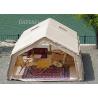 Buy cheap Army Green Air Inflatable Camping Tent 13.6 Outdoor Free Construction One Room One Living Room Ridge Rainproof from wholesalers