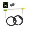 Buy cheap Frequency 1575.42mhz L-type GT Film Antenna for GPS High Gain Window Car GPS Antenna from wholesalers