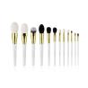 Buy cheap 12 Pieces Luxurious Gold Natural Hair Makeup Brushes With Private Label from wholesalers
